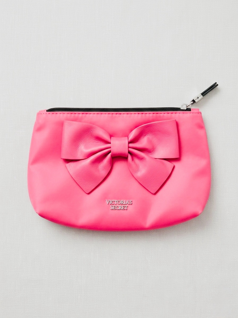 🎀2/22$ Victoria's Secret Hot Pink Bow Wristlet Pouch